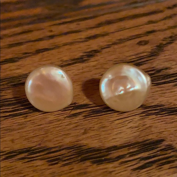 Coin pearl Earrings